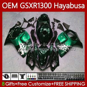 Injection For SUZUKI Hayabusa Body GSXR-1300 GSXR 1300 CC 08-19 77No.131 1300CC GSXR1300 08 2008 2009 Green black 2010 2011 2012 2013 GSX R1300 14 15 16 17 18 19 Fairings