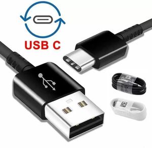 Tipo USB C cabo de dados 120cm Cabos USB-C Cabo de carregamento rápido para S8 S10 Nota10 Nota 20 Huawei P20 P30 Carregador Rápido