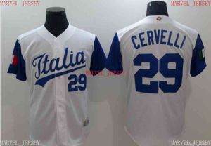 Homens homens jovens Francisco Cervelli Baseball italiano Jersey costura Personalize qualquer nome Número XS-5xl