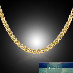 3.5mm Creative Chain Gold Naszyjnik dla kobiet Mężczyźni Biżuteria Naszyjniki Wisiorki Charms Jewellery 16 18 20 22 24 Cal Hurtownie M17 Cena fabryczna Ekspert Design Quality