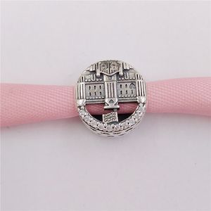 Ästhetischer Schmuck aus 925er Sterlingsilber, Pandora London, durchbrochene Charm-Kette, DIY-Armbänder für Damen, Teenager, Mädchen, Halskette, Perlenarmreif, Herren, europäischer Stil, 799382C01