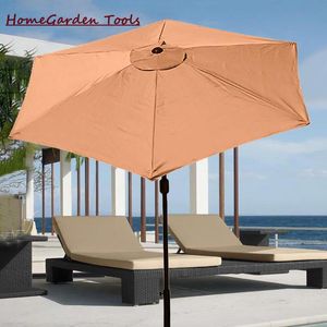 Shade 9.84/8.9/6.6ft Anti-UV Beach Umbrella Canopy UV Protection Outdoor Without Stand