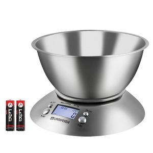Digital köksskala för matlagning och bakning, multifunktionsmatskalor med avtagbar skål 2.15l Vätskevolym 11lb / 5kg 210915