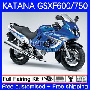 Suzuki Katana GSXF750 GSXF600 GSXF 600 750 CC 03-07 18NO.98 600CC 750CC GSX600F 2003 2004 2005 2006 2007 GSXF-600 GSX750F 03 04 05 06 07 OEM Fabrika Mavi