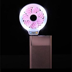 Renkli Led Fan toptan satış-USB LED Fan Mini Taşınabilir Dolgu Işık Güç S Renkler Gece Cep Küçük Parti Favor OOA8014