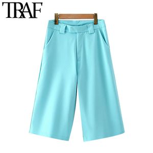 Traf Women Chic Masowe Pockets Better Shorts Vintaże