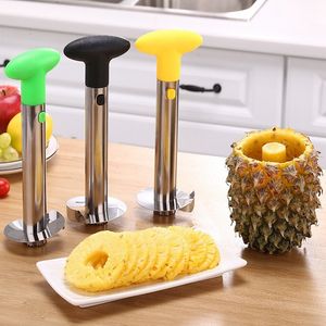 Profissional abacaxi peeler corers slicer Fruit Tool Cutter Slicers Ferramentas de cozinha de a￧o inoxid￡vel