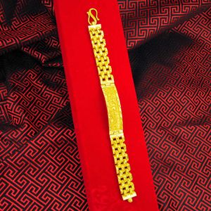 Cobre Ao Vivo venda por atacado-On line transmissão ao vivo moda pulseira de ouro banhado a ouro jóias de cobre Vietnã Dragão voador dos homens brincando com