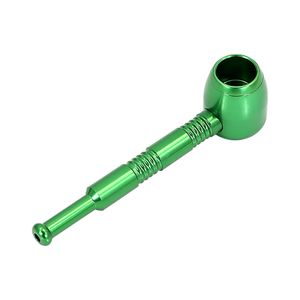 Metal Smoking Pipe 100 MM With Bowl Aluminum Alloy Tobacco Hand Spoon Mini Style Smoke Water Bong Accessories