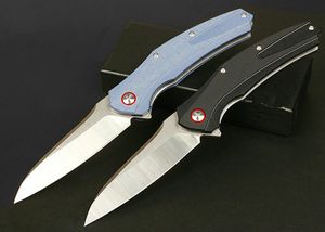 Специальное предложение JJ079 Flipper складной нож 8CR14MOV атласная тантовая точка Blade G10 + из нержавеющей стали ручка шарикоподшипника быстрого открывания EDC карманные ножи