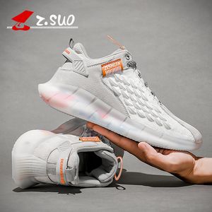 Z.SUO Erkekler Kadınlar Unisex Çift Rahat Moda Sneakers Nefes Atletik Spor Koşu Ayakkabı