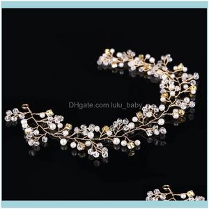 Hair Jewelry Jewelryhair Clips & Barrettes Handmade Bridal Crystal Rhinestone Piece Women Simulated Pearl Diy Pricess Wedding Tiara Crown Ma