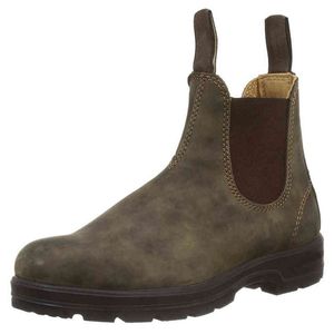Осенне-зимние мужские ботинки челси Цветные винтажные кожаные ботинки #6585 211216