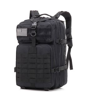 Camuflaje al aire libre 45L que camina la mochila táctica militar del saco militar del ejército de la aptitud de la mochila