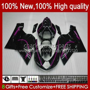 Bodywork For MV Agusta Black pink F4 R312 750S 312R 750R 1000R 2005 2006 Bodys 35No.62 750 1000 R CC S 1000CC MA MV F4 05 06 Cowling 312 1078 S 05-06 OEM MOTO Fairing