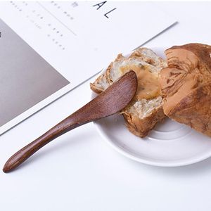 wooden cutlery knife wooden butter knife cheese jam spreader cake knives Bakeware RRD13303