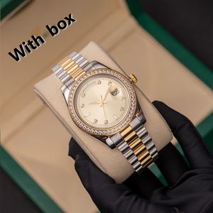 ZDR-hög kvalitet unisex 2813 Automatiska mekaniska mensklockor Bezel rostfritt stål Kvinnor Diamond Watch Lady Watch Waterproof Luminous armbandsur gåvor