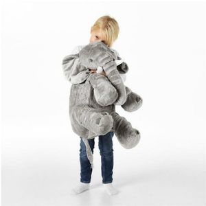 Elefante per bambini Cuscino morbido Grandi giocattoli Animali di peluche Peluche Baby Doll Neonato Regalo per bambini Goccia 210728