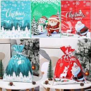 Hediye Sarma Paketleme Çantası Noel Ağacı Kolye Dekorasyon Şeker Çantaları Kurabiye Paketi Noel Kutuları Kağıt