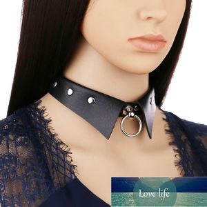 Black Collar Choker Necklace Gothic Fashion Punk Harajuku Cool Chocker Goth Clothing Accessories For Women