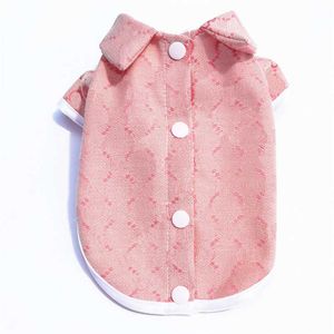 Lettera Pet Camicia Gonna Moda Primavera Estate Morbido Animali Abbigliamento Coppia Abbigliamento per cani Teddy Bulldog SchnauzerJK56