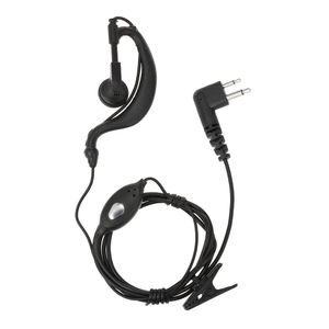 Walkie talkie headset with ptt microphone for radio motorola in two-way walkie talkie 2 pins k m plug