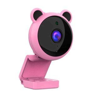 Full HD Pink Webcam 1080P HD Camera USB Webcam Focus Night Vision Computer Web Camera With Built-In Microphone Video Camera H1117