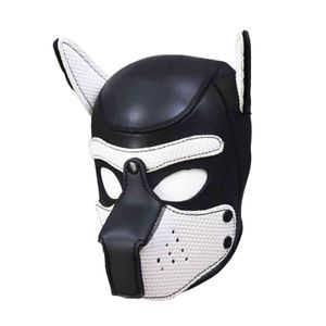 NXYSm bondage SM Cappuccio per cani in lattice erotico per donna Uomo BDSM Bondage Giochi per adulti Cucciolo Cosplay Giocattoli sessuali Coppie Flirtare Prodotti 1126