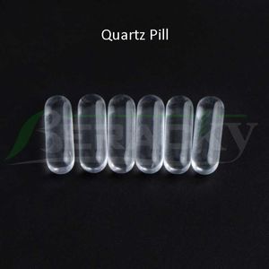 Beracky Smoking Quartz Pill 6mm * 17mm Pills Inserire per Bordo smussato TERP Slurper Banger Nails Bangs Bongs Bongs DAB Rigs Tubi