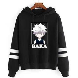 Uniex Anime Hunter X Hunter Killua Hoodie Fashion Pullovers Tops Cloth Y0804