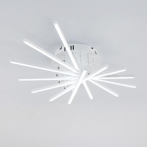 Światła sufitowe LED Spiral Lampa gospodarstwa domowego salon sypialnia komercyjna oświetlenie sztuki 110-240V