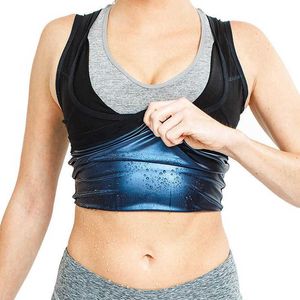 Women's Fitness vest Sweet Sweat Shaping Corset Flat Belly Tummy Control Sports Sauna Effect Slimming Vest Waist Trainer Corsets 210708