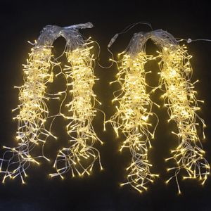 Strings Waterproof Outdoor Light Drop Curtain LED Icicle String Lights With Modes For Yard Eaves Roof Wedding Christmas Home Decor