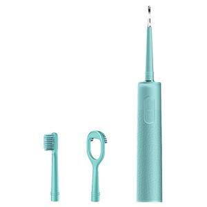 Uppgradering Dental Calculus Remover Hushåll med LED Light Charcoal Toothbrush Head Tonge Scrapper Replacement Tools