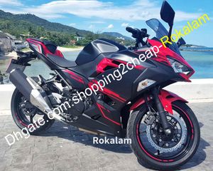 Kawasaki Ninja 400 2018-2020 Ninja400 Ninja-400 18-20 블랙 레드 오토바이 페어링 키트