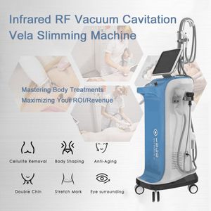 Top Grade Vela Slim Shape Slimming Machine Vakuumrulle 40K Kavitation RF Wrinkle Avlägsnande Cellulit Reduktion Viktminskning Utrustning