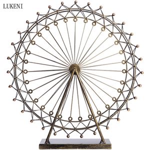 Riesenrad Modell Metall Schmiedeeisen Ornamente Nordic Desktop Dekoration Fenster Kreative Home Crafts