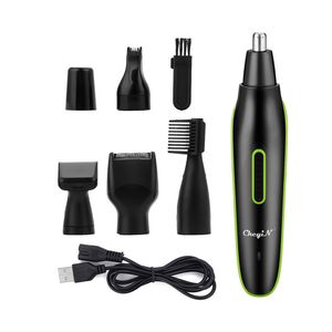 Ckeyin 5 i 1 elektrisk hår kit ögonbryn öron näsa trimmer shaver sideburns beard razor rakning maskin laddningsbar