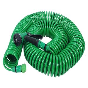 Watering Equipments 7.5m/15m/30m Retractable Coil Garden Hose Pipe Expandable Reel Sprayer Tap Connector For Irrigation System