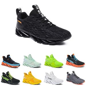 men running shoes fashion trainer triple black white red navy university blue mens outdoor sports sneakers forty eight