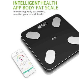 USB Rechargeable Intelligent Digital Body Fat Scale Electronic Weighing Scale with 59 Item Data Connection Voice Broadcast H1229