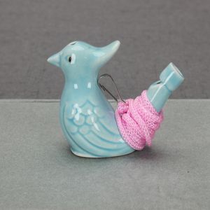 Wholesale鳥の形の笛の水鳥笛を吹く子供たちの贈り物セラミックウォーターオカリーナアートと工芸品子供ギフト多くのスタイル