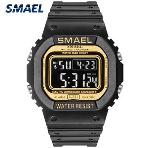 SMAEL Orologi sportivi di moda da uomo Conto alla rovescia impermeabile Sile Camo Orologio allarme Uomo Donna Orologio da polso digitale Relogio Masculino X0524