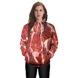 Neue Herbst und Winter Hoodie Herren Hoodies Hohe Qualität Druck Männer Frauen Animation nette Fleisch Lustige Sweatshirt Langarm B101-161