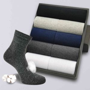 Plus Size Business Men Soft Breathable Antibacterial Sock For Male Men's Long Socks Set