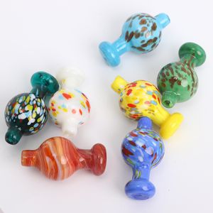 Rökning Tillbehör Cyclone Carb Cap Dome med Spinning Air Hole Caps för TERP Pearl Quartz Banger Nail Bubbler Enai Dab Rigs Heady Glass Bong