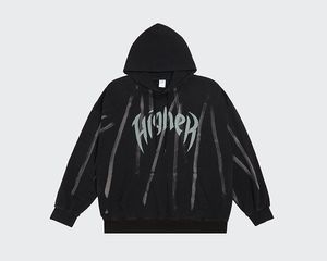 Soda Mäns Hoodies Oversized Hip Hop Sweater Män Streetwear Svart Grafisk Cool Sportkläder