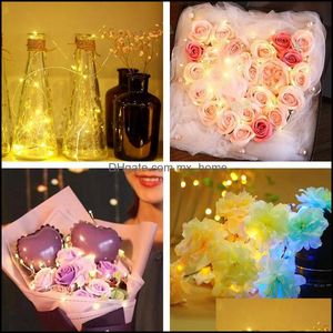 Event Festliche Partyzubehör Hausgarten Led Nachtschnur Knopf Sternlampe Kleine Weihnachtsbeleuchtung Blumen Kuchen Topfpflanzen Ornamente Seien