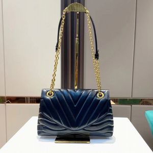 Folding gift box Luxury Designers Shoulder Bags Gold Chain Fashion Cross Body Women's Clutch Lady Handbag Messenger Bag HQL2618