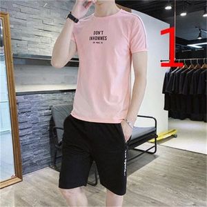 T-shirt de manga curta masculino autêntico rosa pescoço tendência de seda compassivo t-shirt 210420